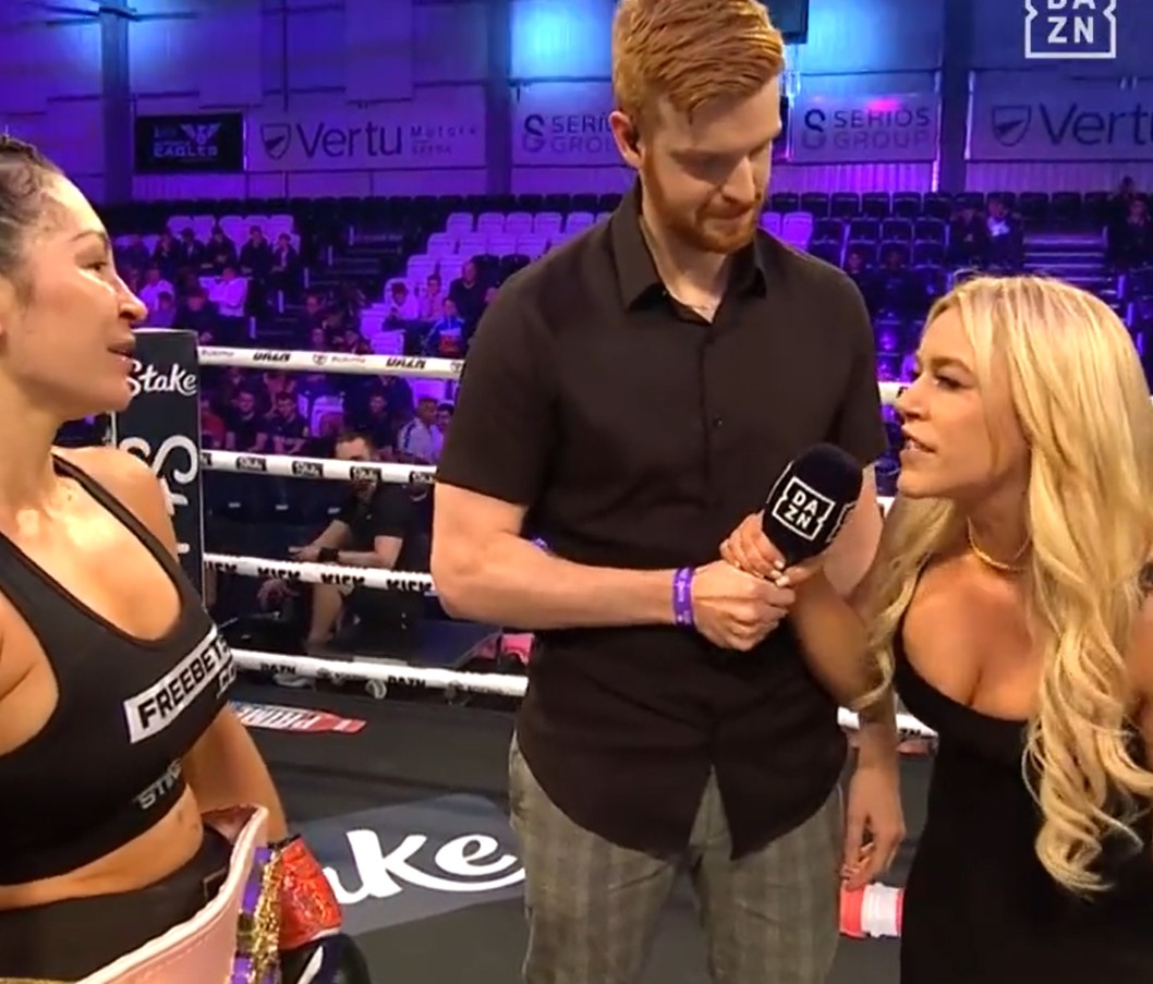 Elle Brooke's disgusting display on Misfits boxing card
