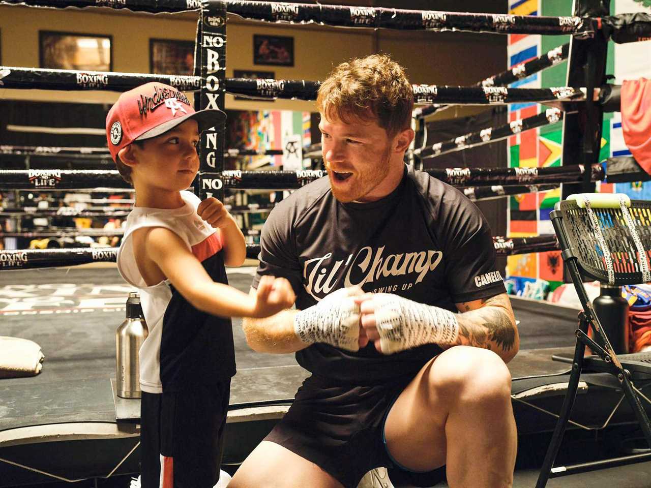 Canelo's 5-Year Old Son Dreams to Be a Boxer. But there's a Catch