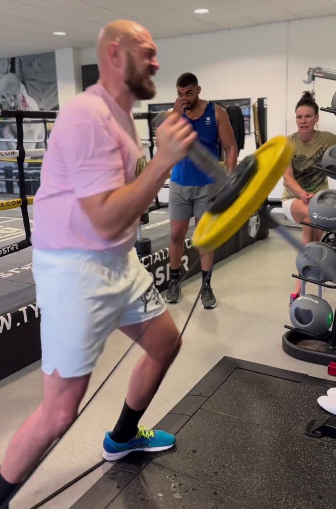 Gypsy King's coach puts him through intense punch work-out ahead of Francis Ngannou bout