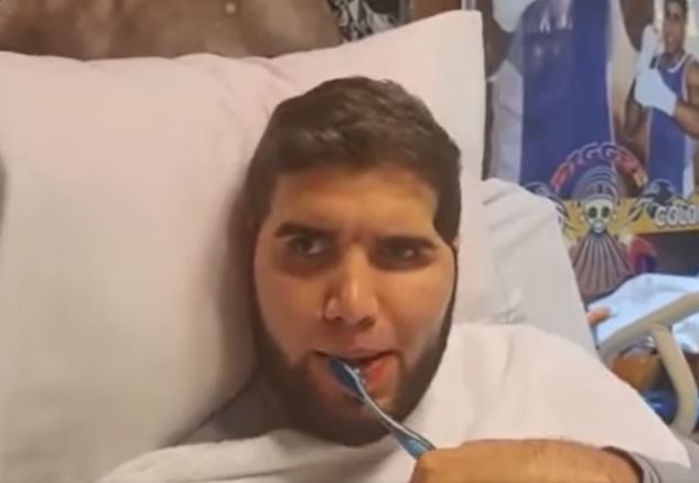 Prichard Colon’s mum provides health update on son as former boxer enjoys truck rally and brushes his teeth