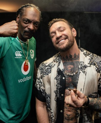 Snoop and Conor McGregor Party Together at Dublin