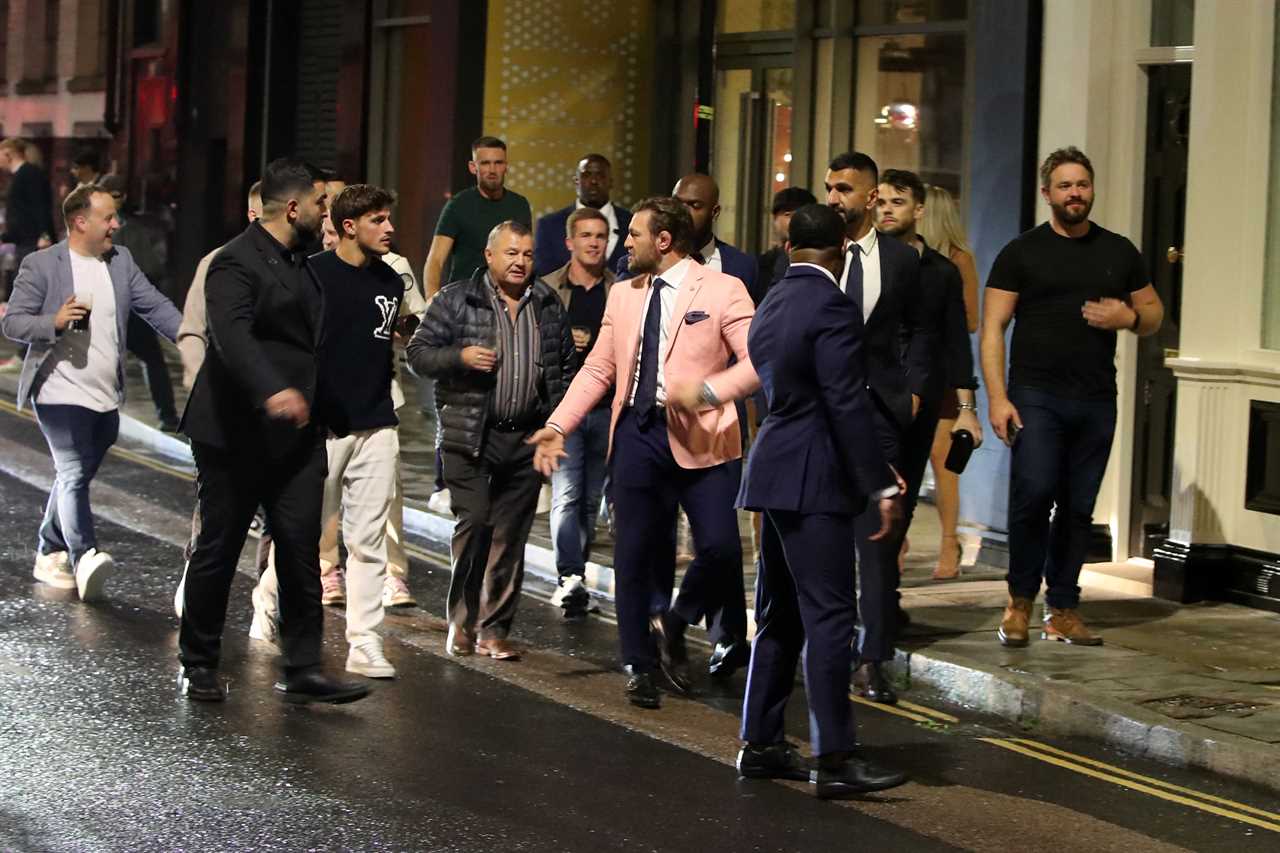 Love Island's Conor McGregor Joins Conor McGregor and His Entourage for London Pub Crawl