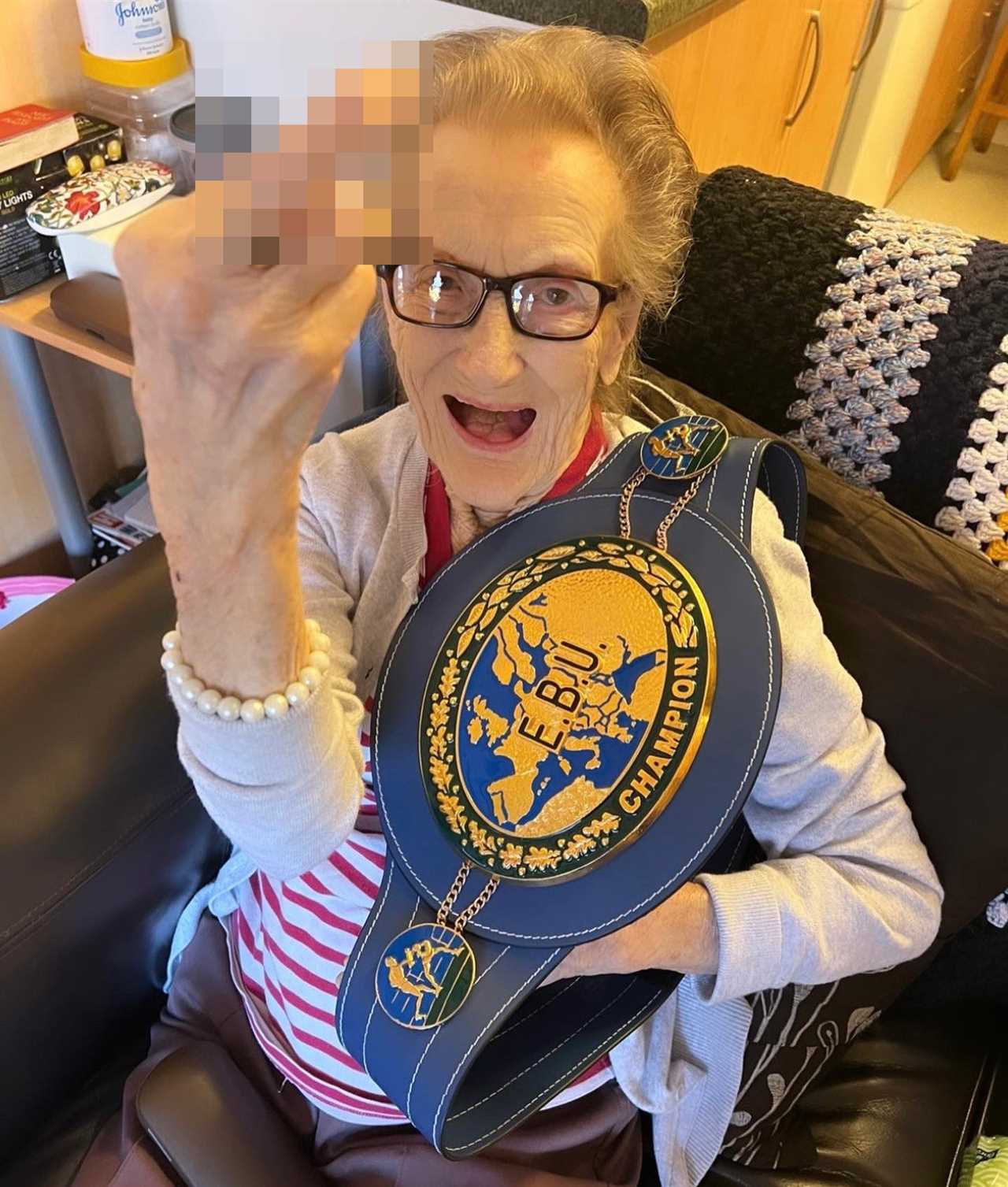 Boxer Ellie Scotney pays tribute to Nan after her death aged 99 - whose X-Rated antics were cut by TV Chiefs