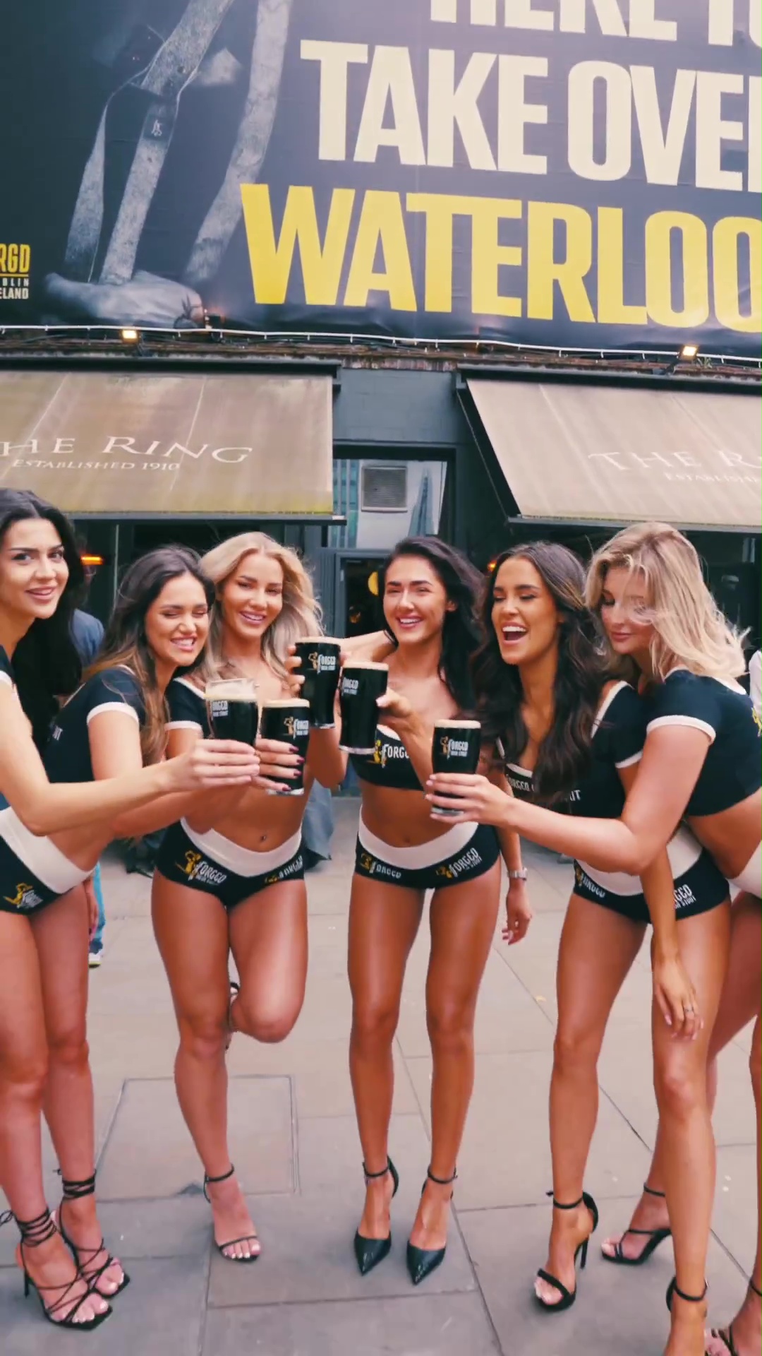 Conor McGregor’s Gorgeous Army of Ring Girls Take London By Storm
