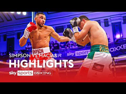 HIGHLIGHTS! Callum Simpson vs Jose de Jesus Macias! ⚡