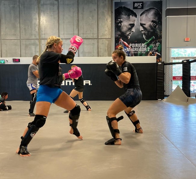 Paige VanZant Teases Shock UFC Return as She Spars In Gym But Leaves Fans Worried