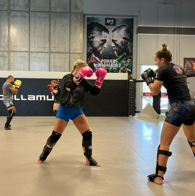 Paige VanZant Teases Shock UFC Return as She Spars In Gym But Leaves Fans Worried