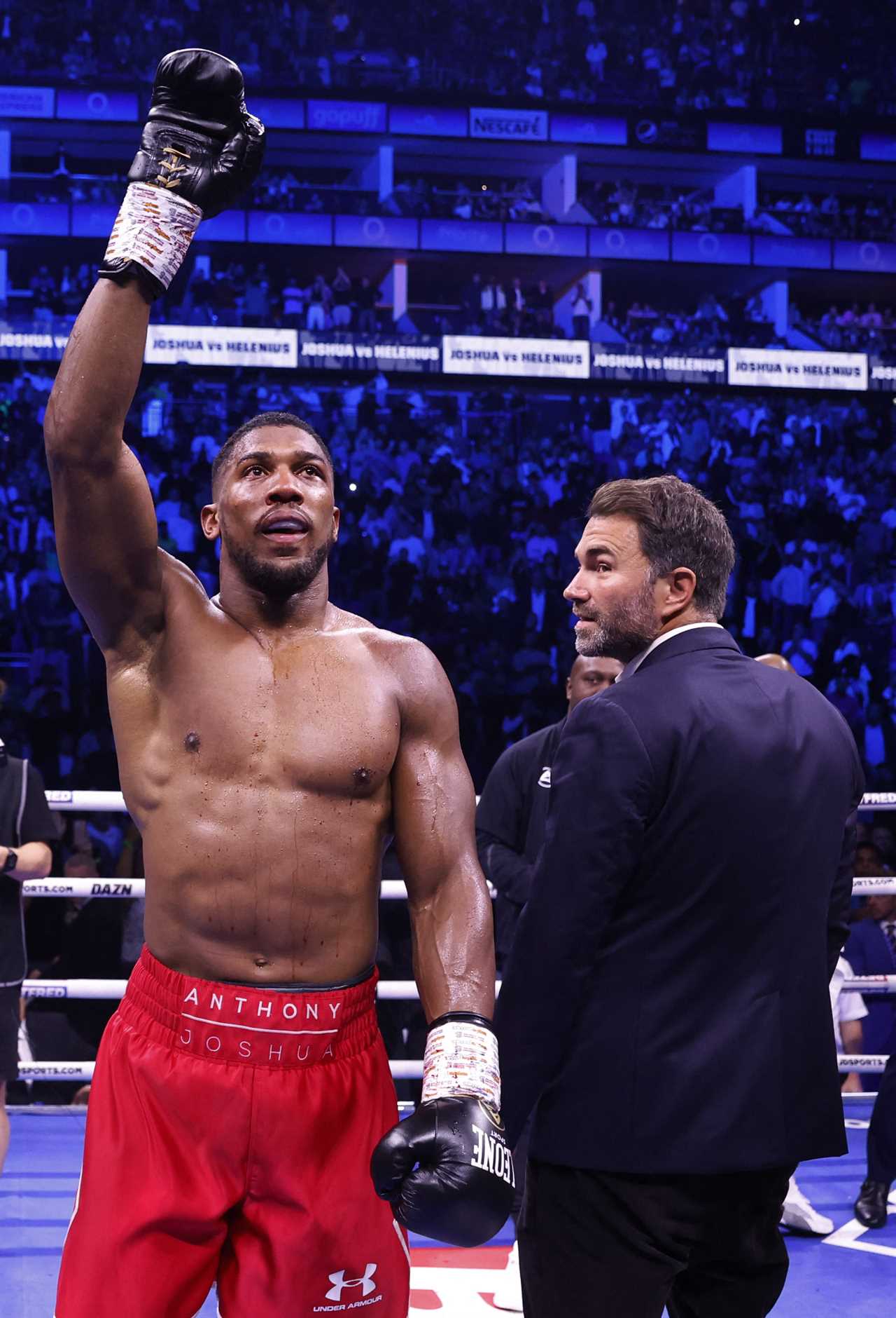 Eddie Hearn reveals that Anthony Joshua could fight on the same night as Tyson Fury and Oleksandr Usyk.