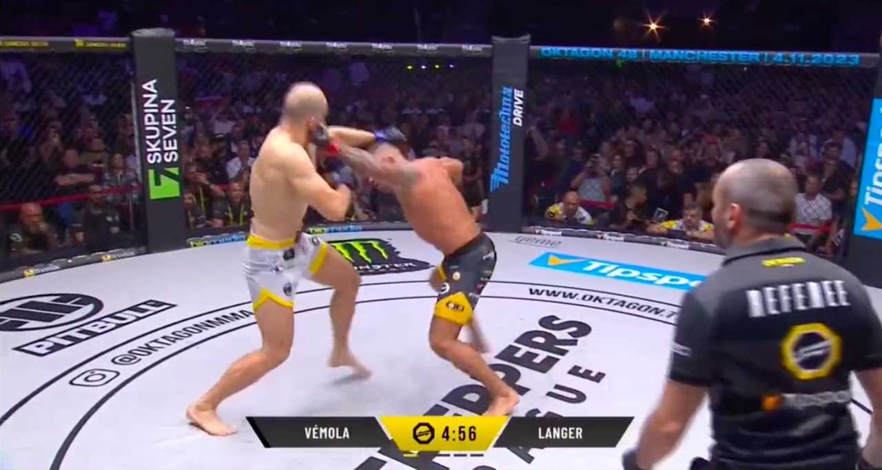 Watch MMA superstar Karlos Vemola score a stunning KO in SEVEN SECONDS to win the title... before offering money to his opponent