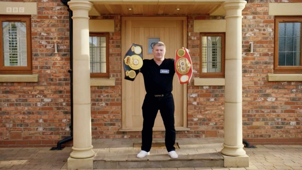 Inside Ricky Hatton’s Luxurious Manchester Mansion - Gold Dining Room, Home Cinema