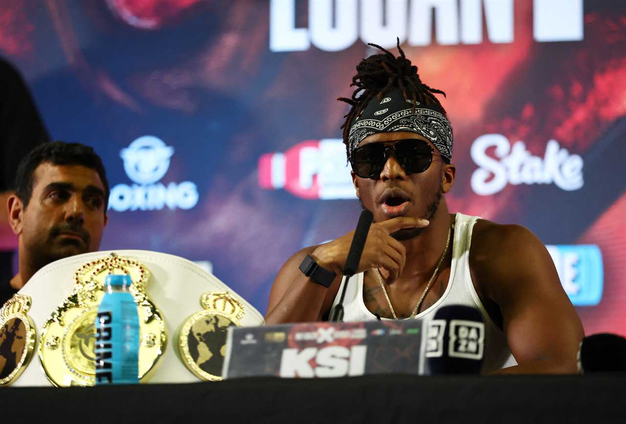KSI Slams Tommy Fury over Choice of Sparring partner