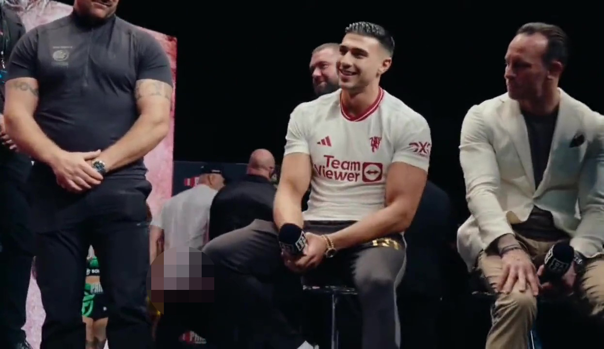John Fury flashes his bum during son Tommy's interview, leaving fans in shock