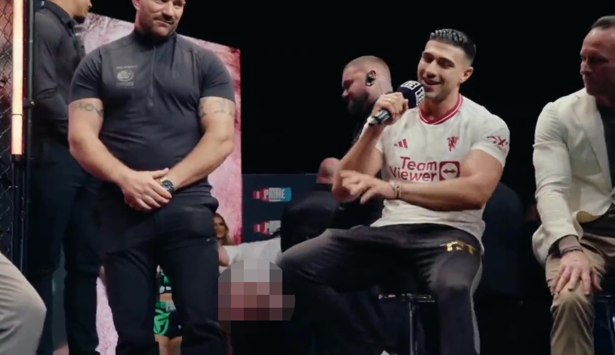 John Fury flashes his bum during son Tommy's interview, leaving fans in shock