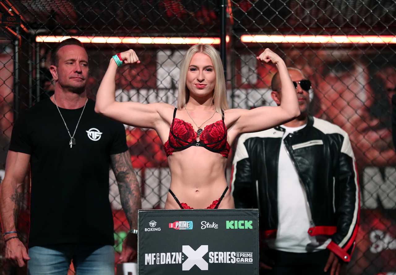 Astrid Witt Shoves Rival Alexia Grace At X-Rated Boxing Weigh In