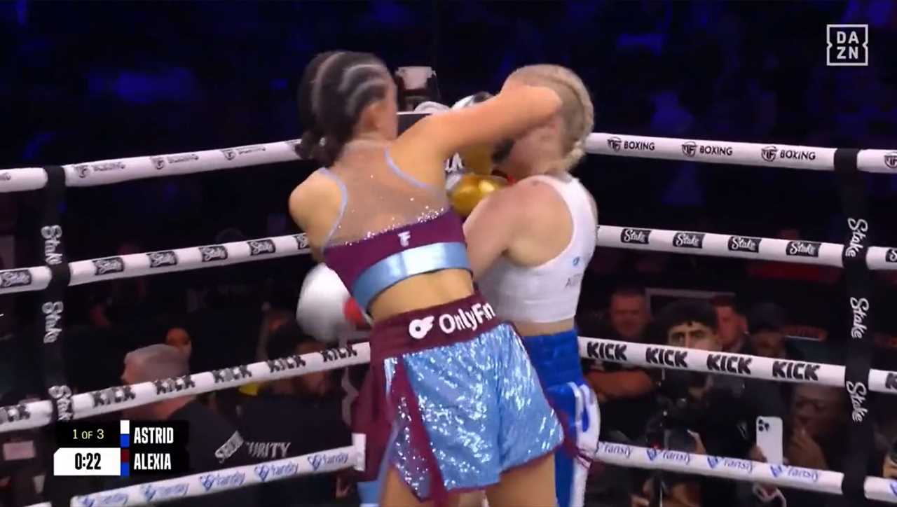 Astrid Wett claims Alexia Grace stooped her in new fight footage after robbery accusations