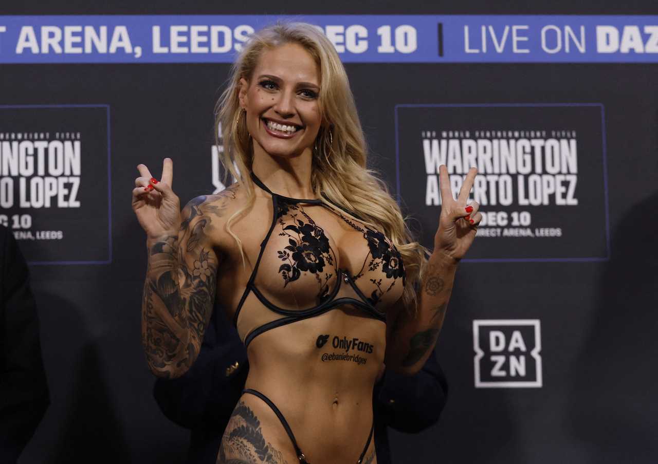 Ebanie bridges predicts Avril mathie will have a 'battle' of the boobs as the rivals threaten each other to POP their 't***ies.