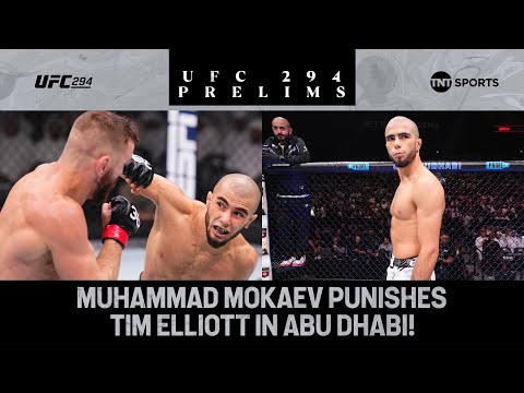Muhammad Mokaev PUNISHES Tim Elliott for his gritty attitude with a late submission! UFC 294 Prelims