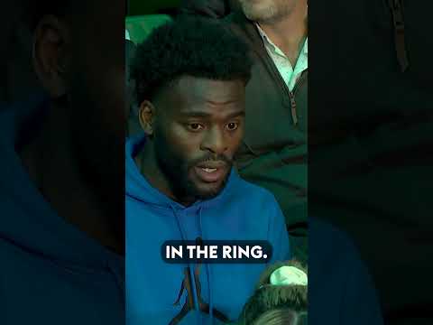 What did Anthony Yarde and Joshua Buatsi exchange while at ringside.