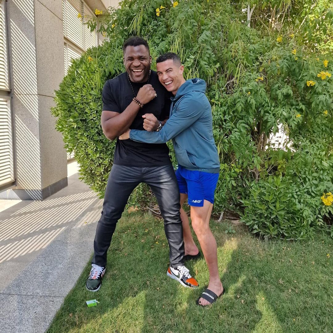 Francis Ngannou Shows Appreciation to Cristiano Ronaldo For PS110,000 Watch Before Tyson Fury Fight