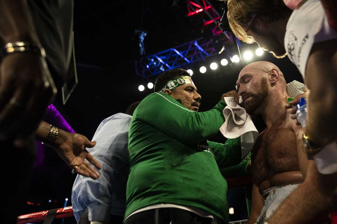 Tyson Fury sends money to hero Cutman who saved his career during Wallin Fight