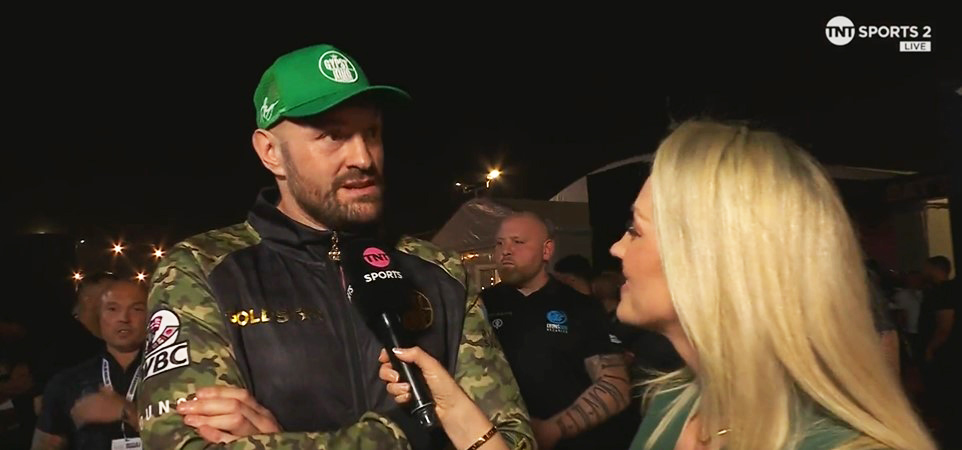Tyson Fury claims quick victory in Crossover Fight against Francis Ngannou