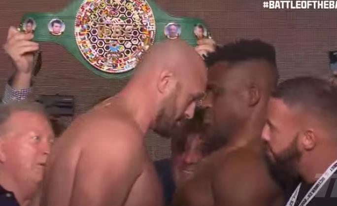 TNT Sports apologizes twice for Tyson Fury's use of X-rated language during Francis Ngannou's weigh-in