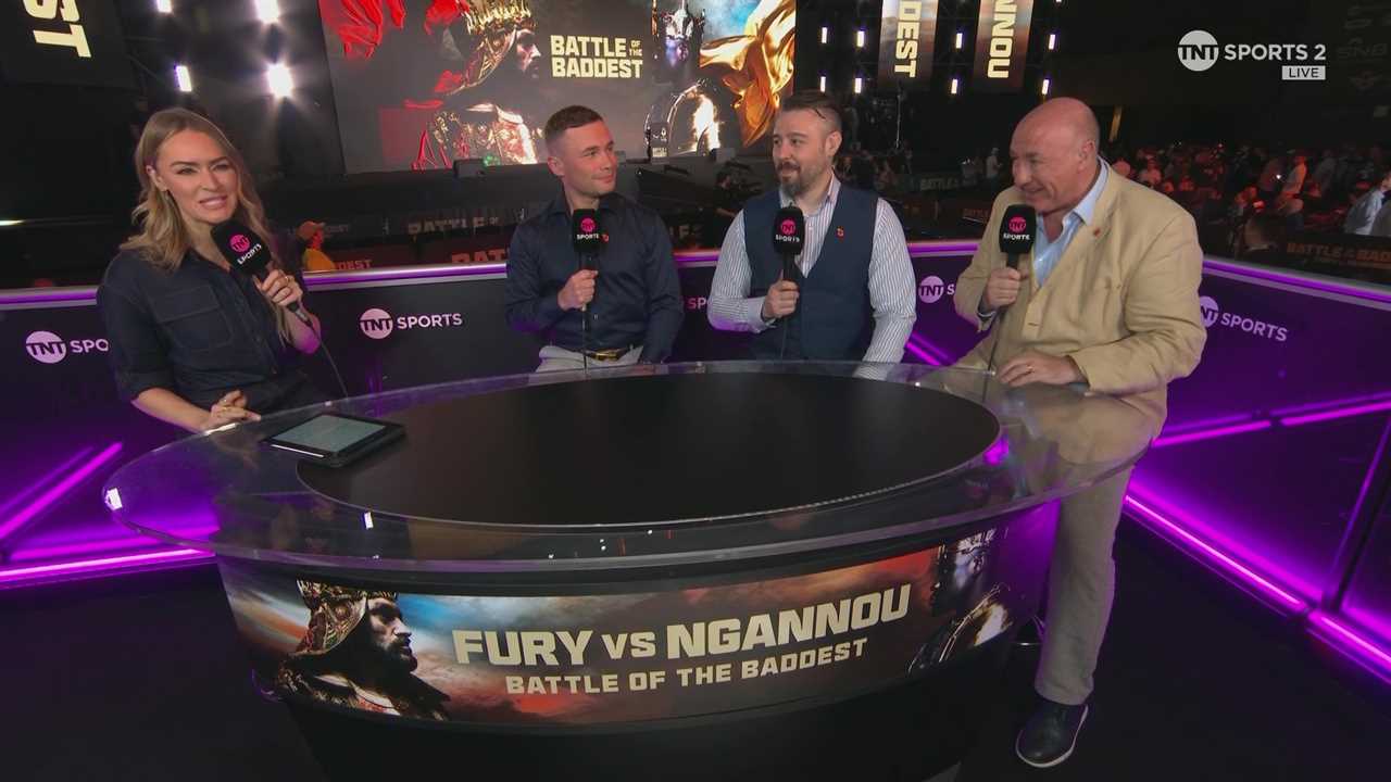 Laura Woods shines at Tyson Fury Weigh-In