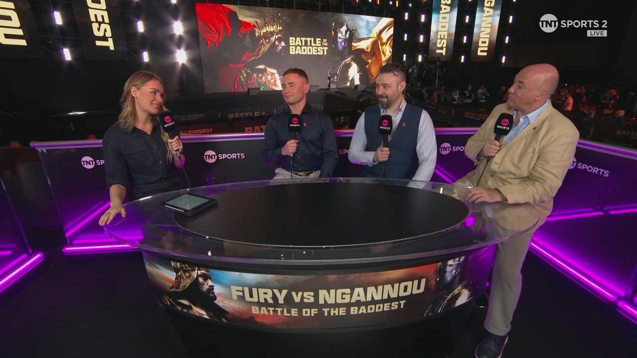 Laura Woods shines at Tyson Fury Weigh-In