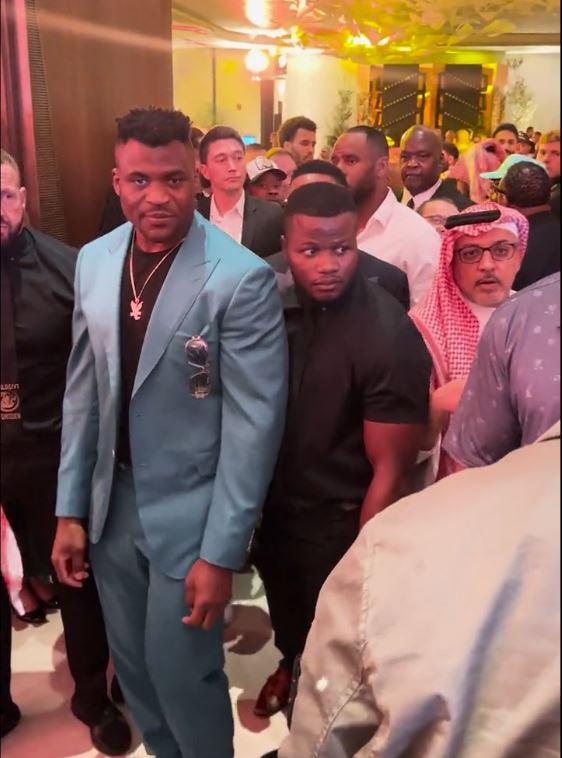 As the rap star arrives in Riyadh to fight Tyson Fury,