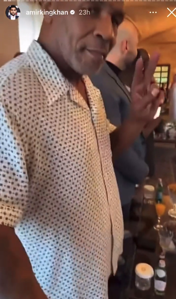 Amir Khan's 'weirdest thing ever' video of Mike Tyson’s hands after Tyson Fury's vs Francis Ngannou has left fans baffled