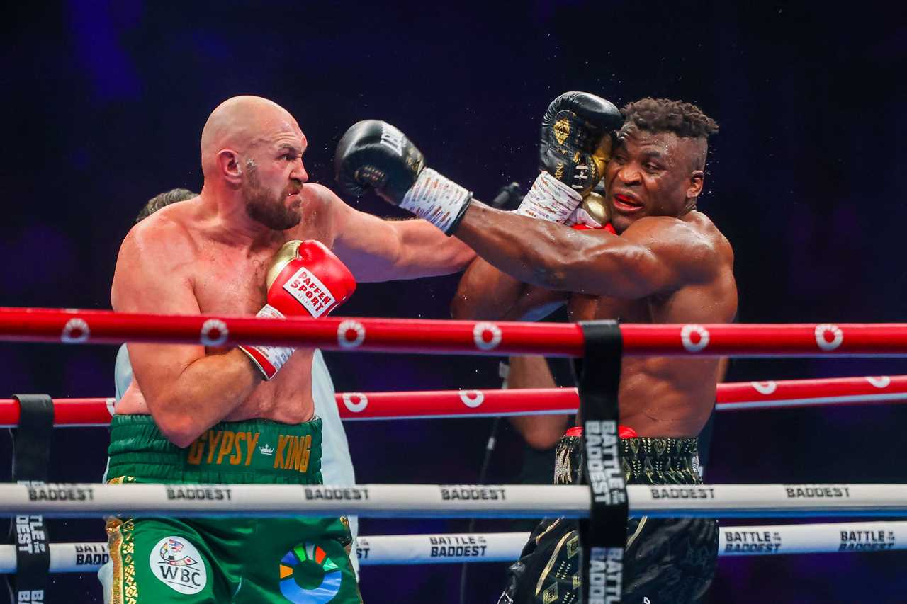 Tyson Fury claims he wasn't given the victory in Saudi Showdown against Francis Ngannou