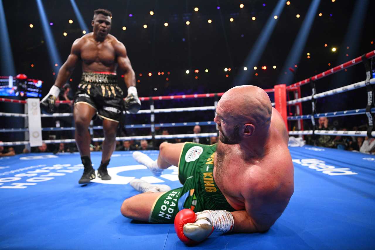 Francis Ngannou reveals X-Rated attack on Tyson Fury after knockdown