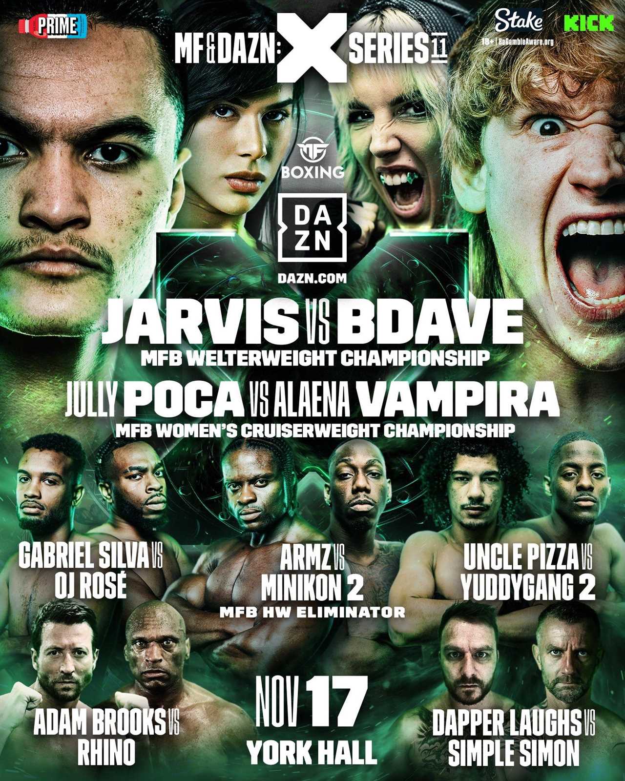 Misfits Boxing 011: Full Card Revealed and How to Watch the Huge Event from York Hall