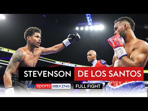 FULL FIGHT! Shakur Stevenson vs Edwin De Los Santos  World Title Fight 🏆
