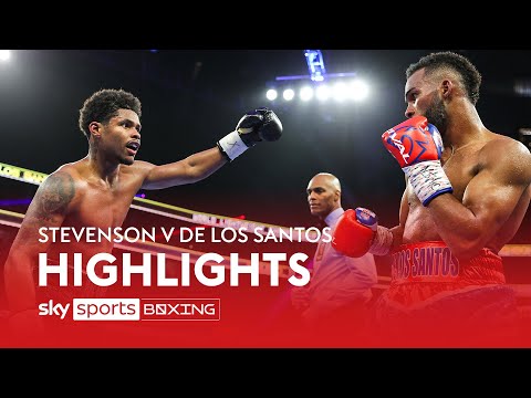 HIGHLIGHTS! Shakur Stevenson vs Edwin De Los Santos  World Title Fight