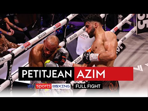 FULL FIGHT! 🥊 Franck Petitjean vs Adam Azim  European Title Bout!