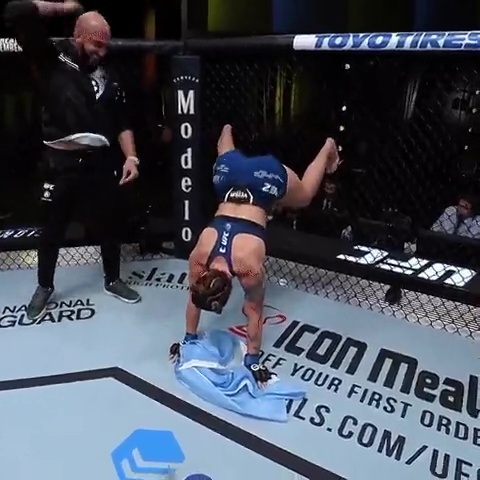Fans Fear UFC Turning into OnlyFans as Ailin Perez Twerks in Front of Commentators After Big Win