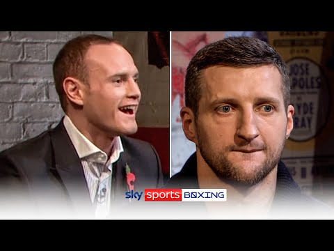 Are you going to cry?! 😭  Carl Froch & George Groves' CLASSIC moment 😆