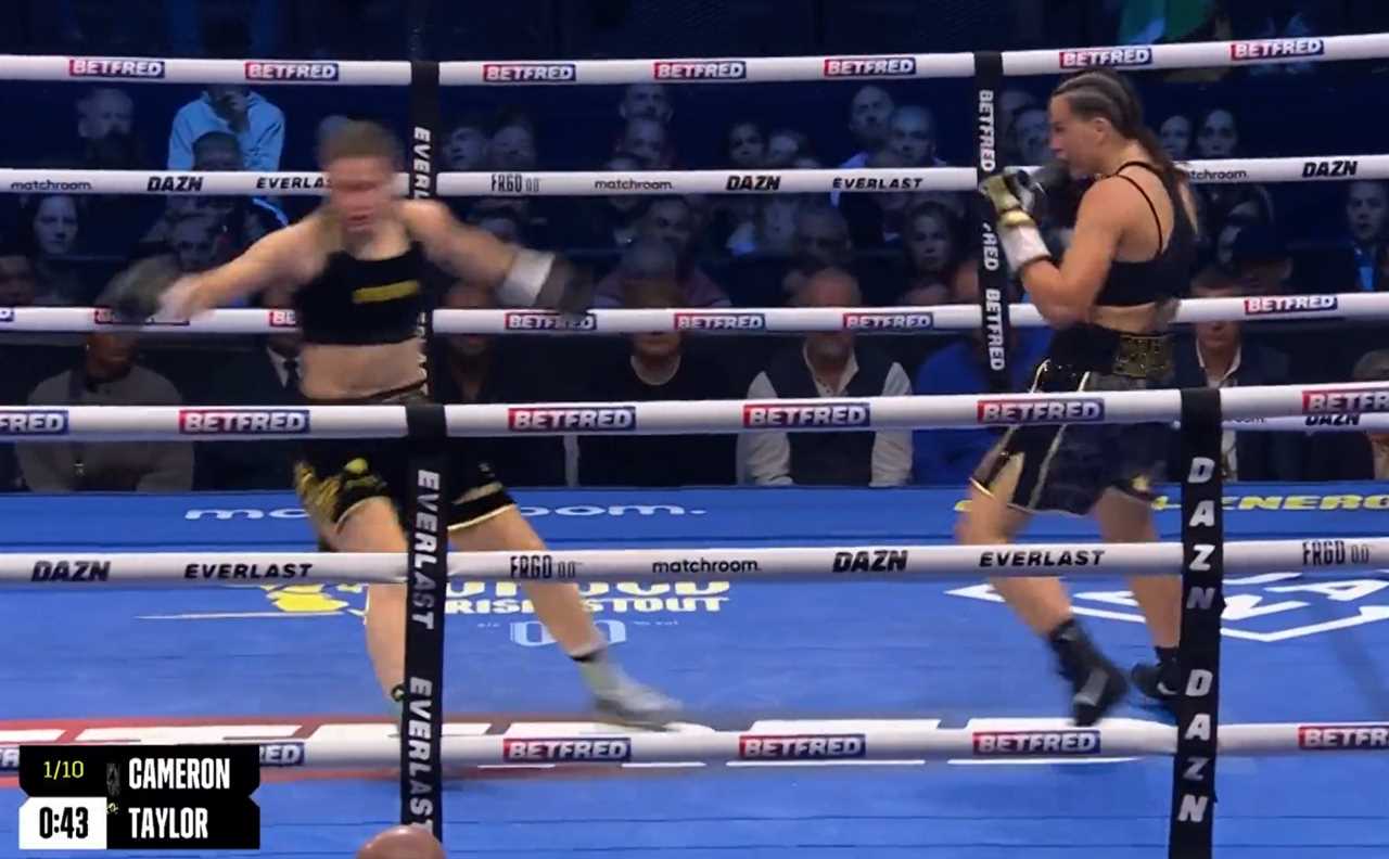 Boxing Fans Shocked as Chantelle Cameron Denied Knockdown in Defeat to Katie Taylor