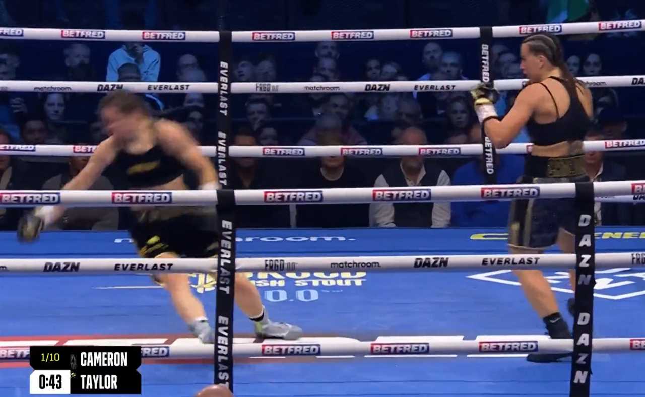 Boxing Fans Shocked as Chantelle Cameron Denied Knockdown in Defeat to Katie Taylor