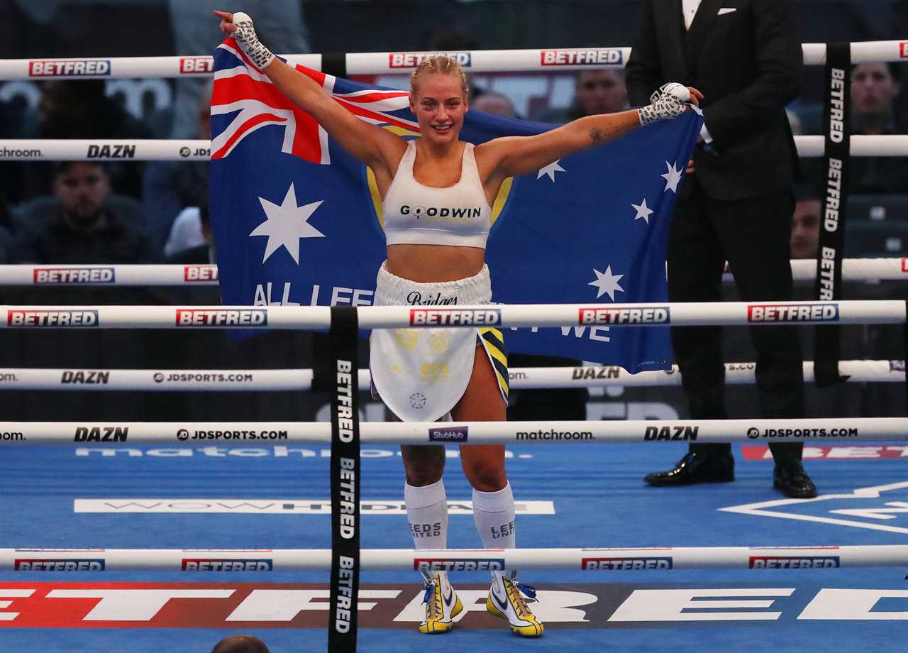 Ebanie Bridges 'Battle of the Boobs' CANCELLED just days before fight against glamorous opponent Avril Mathie