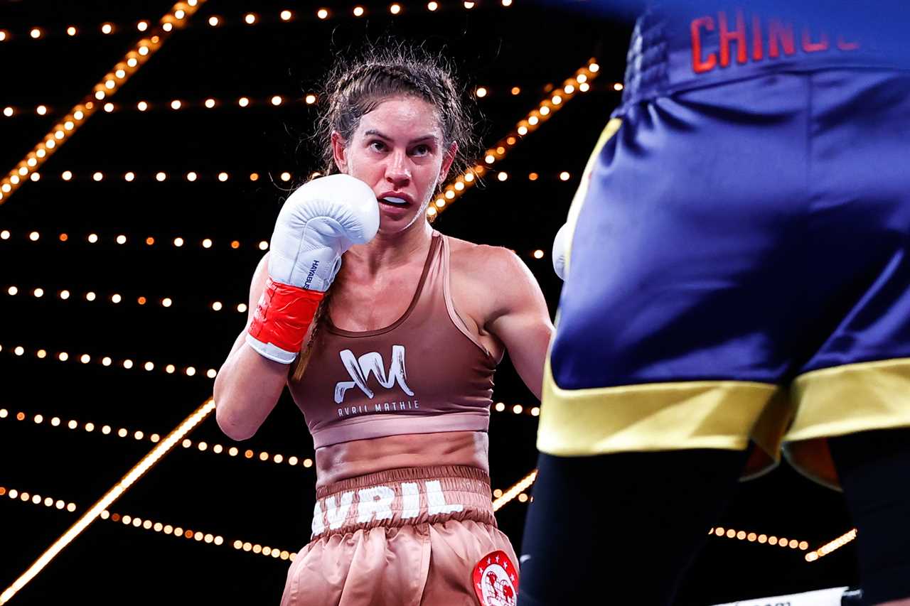 Ebanie Bridges 'Battle of the Boobs' CANCELLED just days before fight against glamorous opponent Avril Mathie