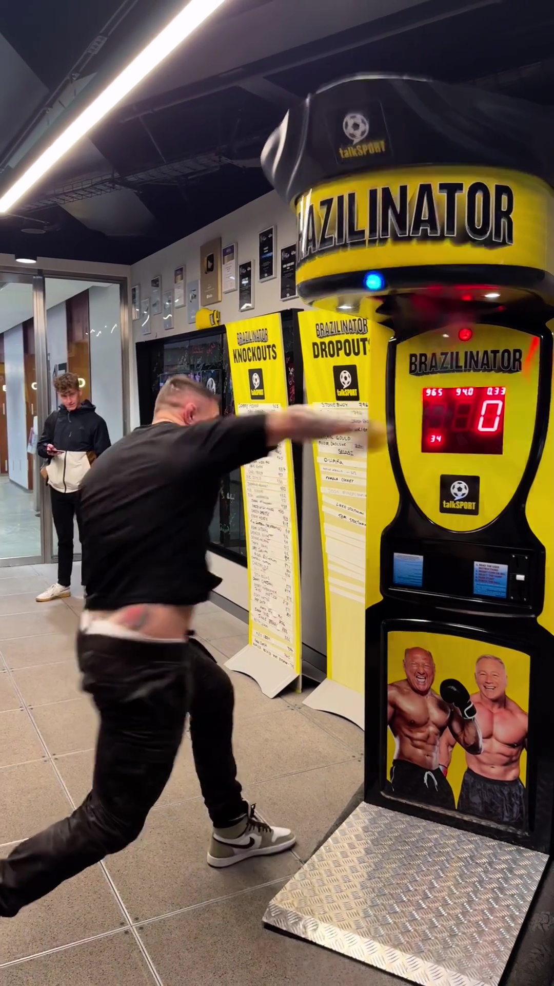 UFC Champion Tom Aspinall Breaks Anthony Joshua's Punch Machine Record and Calls Out Jon Jones