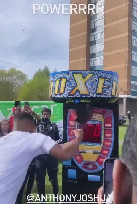 UFC Champion Tom Aspinall Breaks Anthony Joshua's Punch Machine Record and Calls Out Jon Jones