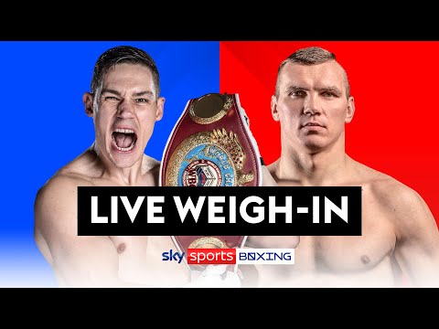 BILLAM-SMITH V MASTERNAK!  LIVE WEIGH-IN ⚖ 💪