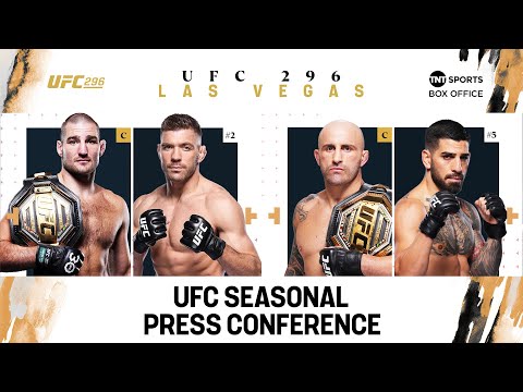 LIVE UFC Seasonal Press Conference 🎙 Sean Strickland, Alex Volkanovski, Sean O'Malley and more