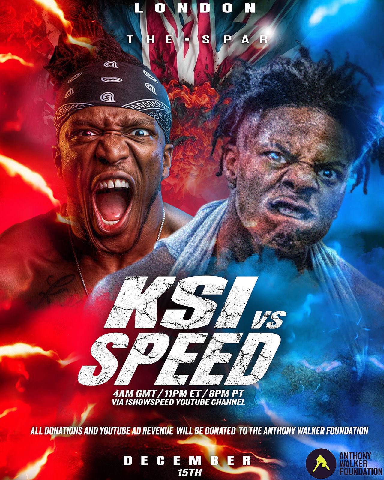 How to Watch KSI vs IShowSpeed: TV Channel and Free Live Stream Details for Huge Spar in London