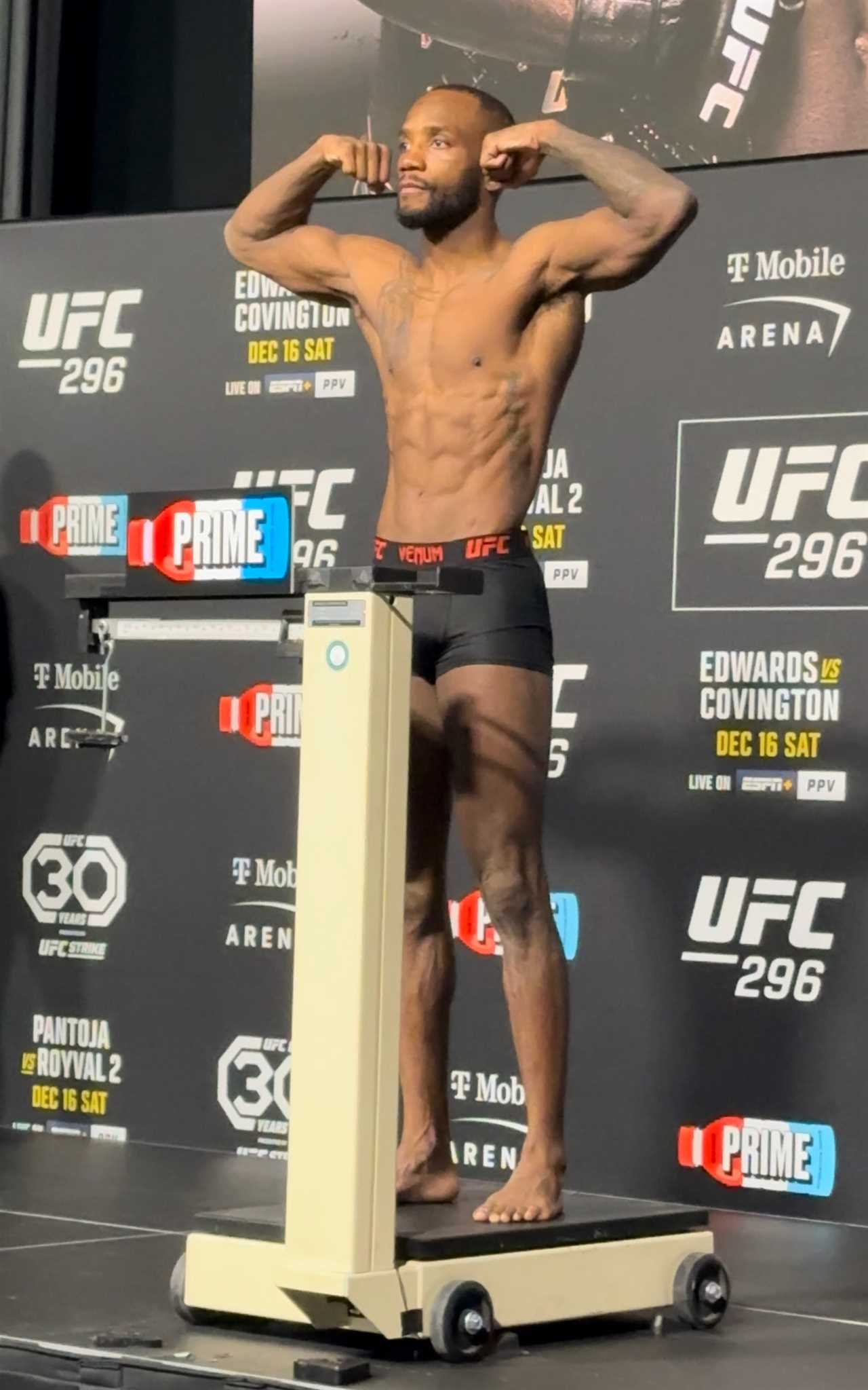 Leon Edwards and Colby Covington Make Weight for UFC 296 Grudge Match