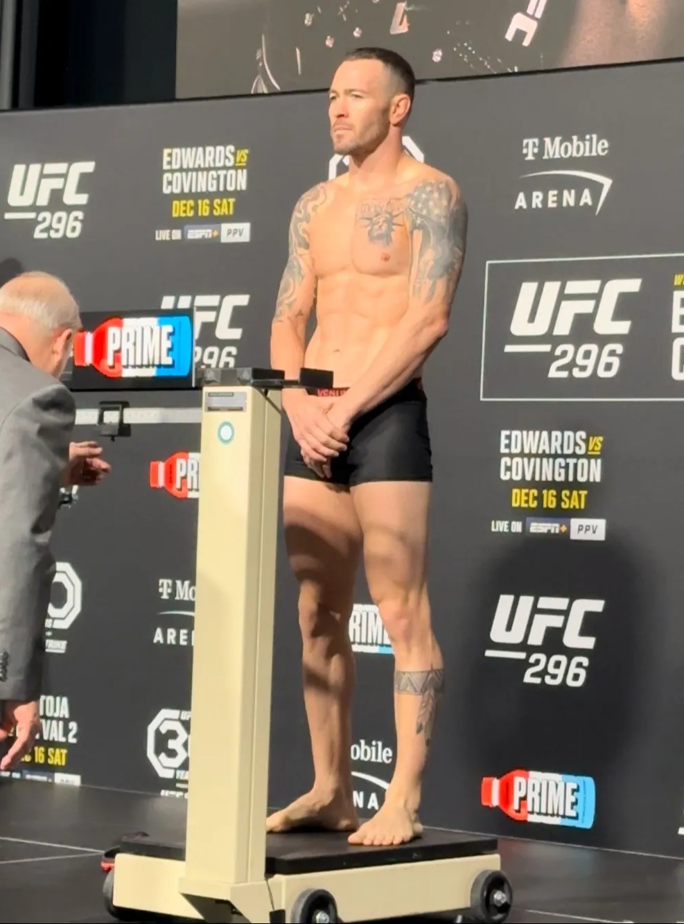 Leon Edwards and Colby Covington Make Weight for UFC 296 Grudge Match