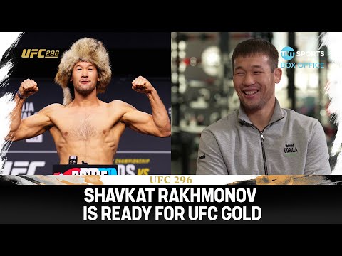 Shavkat Rakhmonov is ready to finish Wonderboy then go for UFC gold 🤩 🇰🇿 #UFC296 exclusive interview